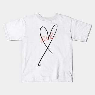 Black Hearts  ❤️ Kids T-Shirt